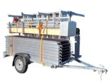 Steiger met aanhanger Custers